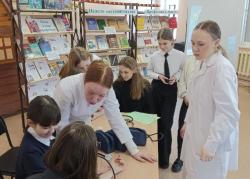 встрече с преподавателями медицинского колледжа Н.А. Золотовой и Е.Н. Ладиной